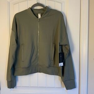 Velocity Cropped Bomber Jacket NWT